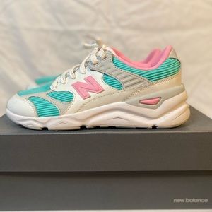 New Balance Womens 8. Pink, gray, mint and pale pink. Worn once.